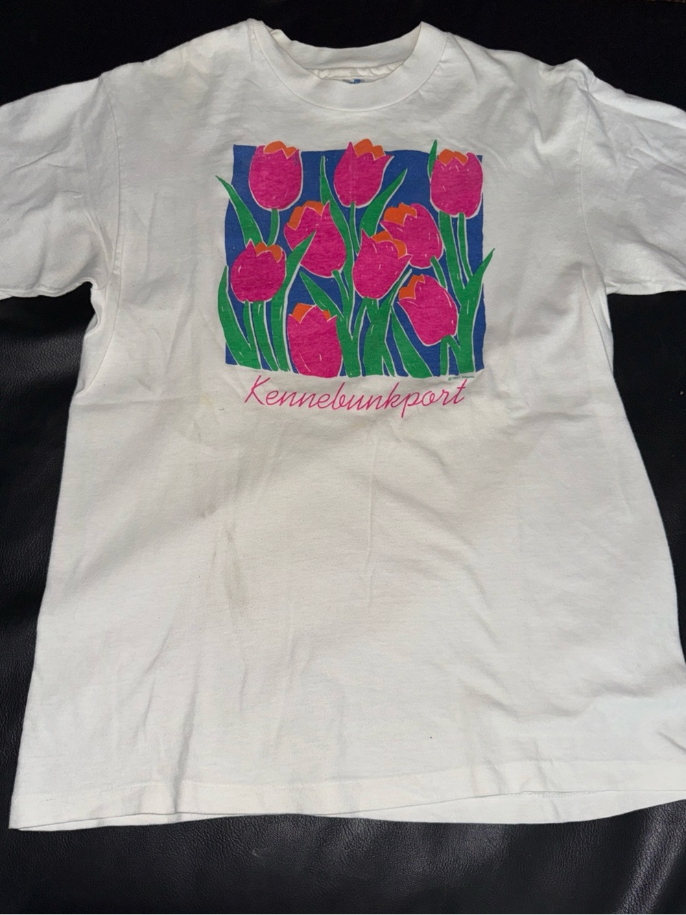 Vintage 80s/90s Tulip Shirt Size M Single Stitch Made In USA Kennebunkport ME